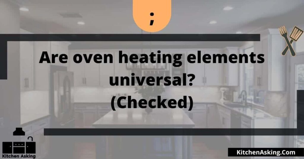 Are oven heating element universal