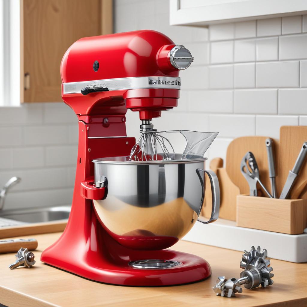 Troubleshooting internal parts of a KitchenAid stand mixer